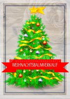Weihnachtsbaumverkauf Plakat | Weihnachtsbaum