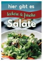 Salate Plakat | Werbeplakat für deinen Imbiss