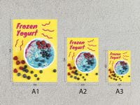Frozen Yogurt Plakat | Werbe-Poster für Frozen Yogurt