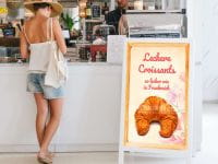 Leckere Croissants Poster | So lecker wie in Frankreich