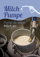 Milch Pumpe Plakatwerbung | Poster
