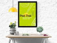 Pad Thai - hier! Plakatwerbung | Poster kaufen