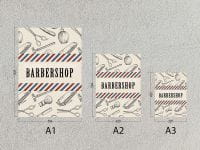 Barbershop Werbeplakat kaufen | Werbung für Plakatständer
