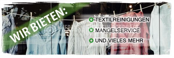 3:1 | Reinigungsservice Plakat | Werbeplakat für Textilreinigung und mehr | 3 zu 1 Format
