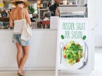 Frischer Salat Poster | Werbetafel für deinen Imbiss