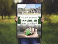 Immobilien Plakat | Werbeplakat für Immobilien Händler