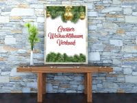 Grosser Weihnachtsbaum Verkauf Poster | Verkauf von Weihnachtsbäumen