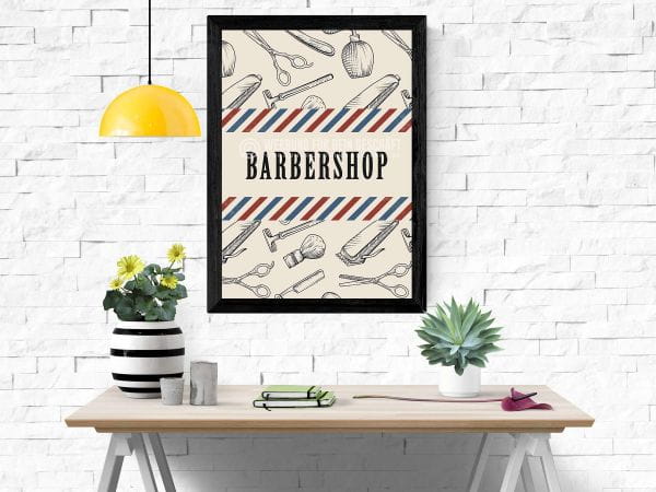 Barbershop Werbeplakat kaufen | Werbung für Plakatständer