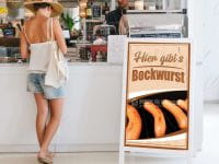Bockwurst Poster | Werbeposter Bockwurst