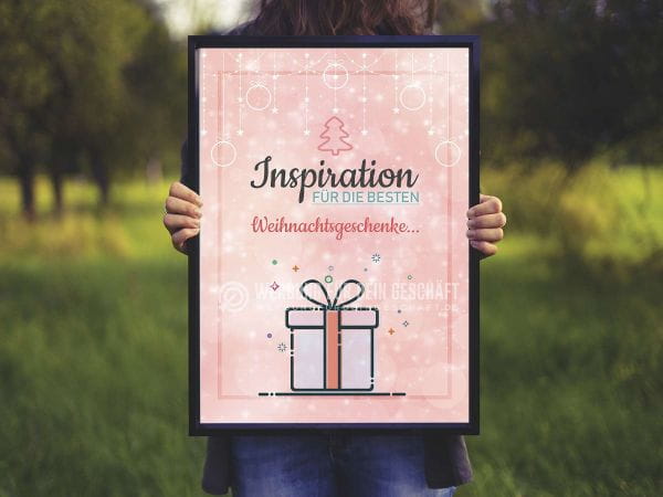 Inspiration Poster | Werbeposter für Weihnachten