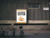 Leckere Krapfen Poster | Werbebanner für Bäckerei