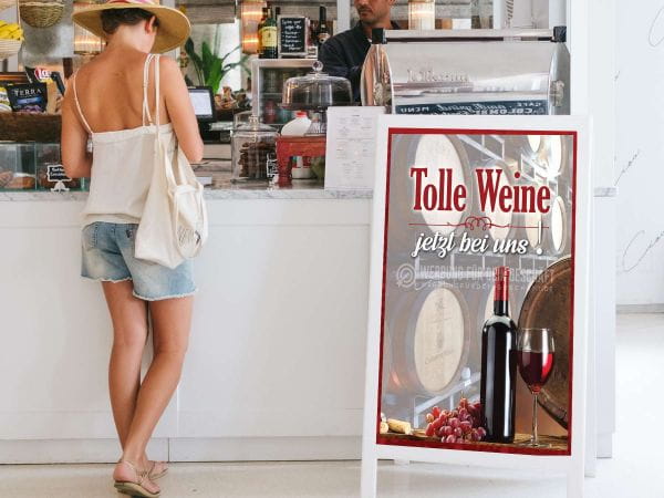 Tolle Weine Plakat | Werbeplakat für Wein