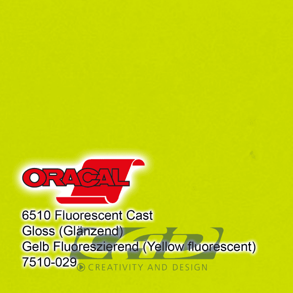 ORACAL® 6510 Fluorescent Cast Fluoreszierende Folie