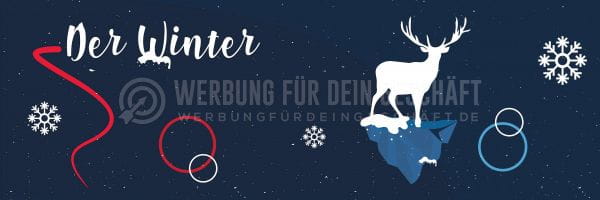 3:1 | Der Winter Poster | Werbeplakat drucken lassen | 3 zu 1 Format
