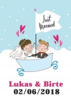 Just Married Poster | Werbebanner