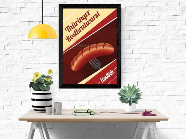 Thüringer Rostbratwurst - Köstlich Werbetafel | Werbung