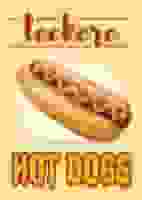Hot Dogs Plakat | Werbeschild für deinen Imbiss