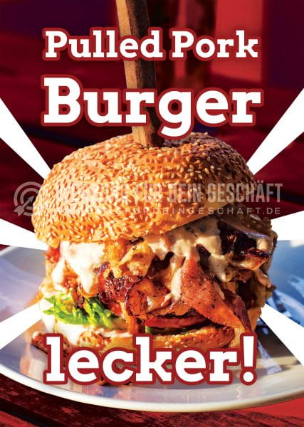 Plakat Imbiss 2 Folie wetterfest Döner Schnitzel Banner Burger Kundenstopper A1 
