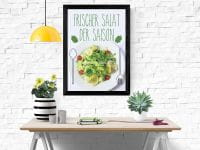 Frischer Salat Poster | Werbetafel für deinen Imbiss