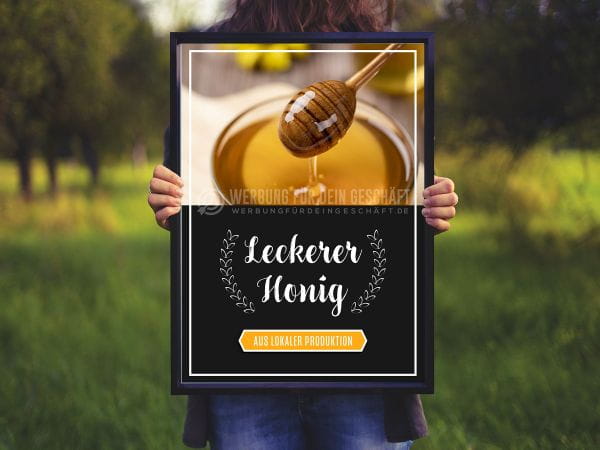 Leckerer Honig Plakat | Werbeposter