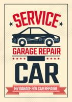 Garage Repair Poster | Autoreparatur