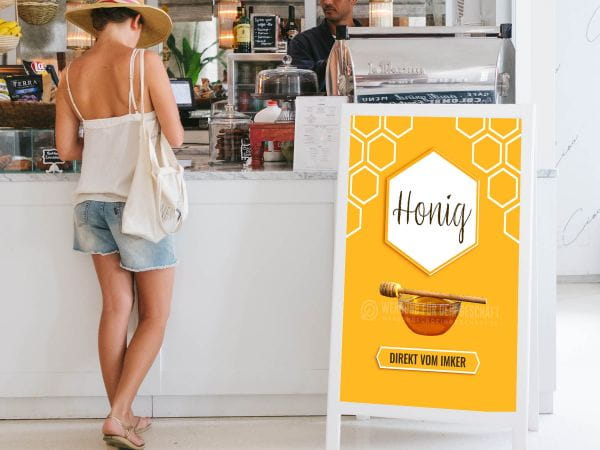 Honig direkt vom Imker Poster | Werbung